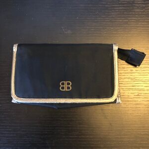 Vintage Balenciaga Makeup Bag Small Cosmetic Pouch with Mirror